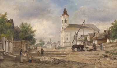 Un sagrato con fontana da Elias van Bommel